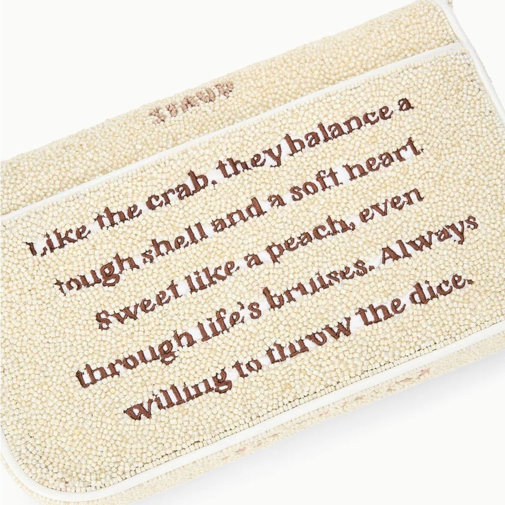 STAUD BEADED ZODIAC TOMMY BAG CANCER - Picture 4 of 6